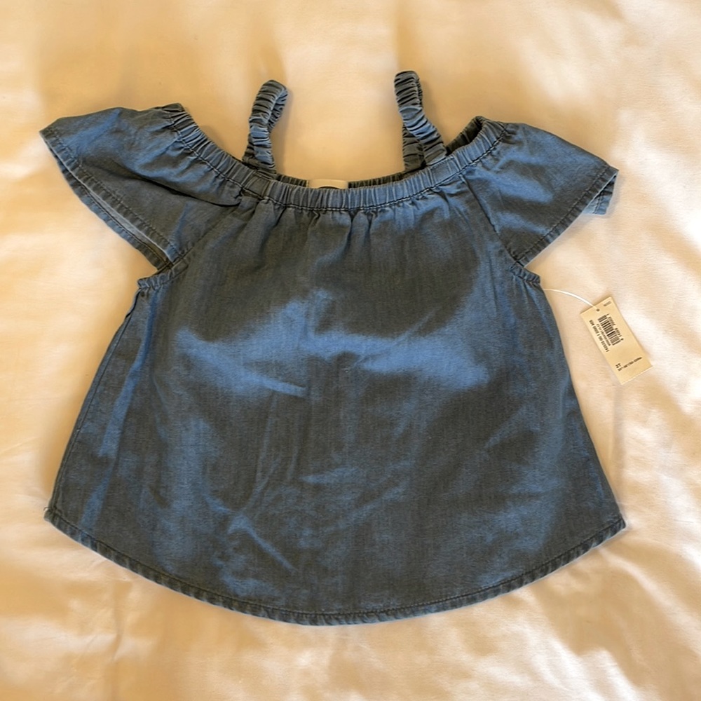Toddler girl size 2t Old Navy denim shirt